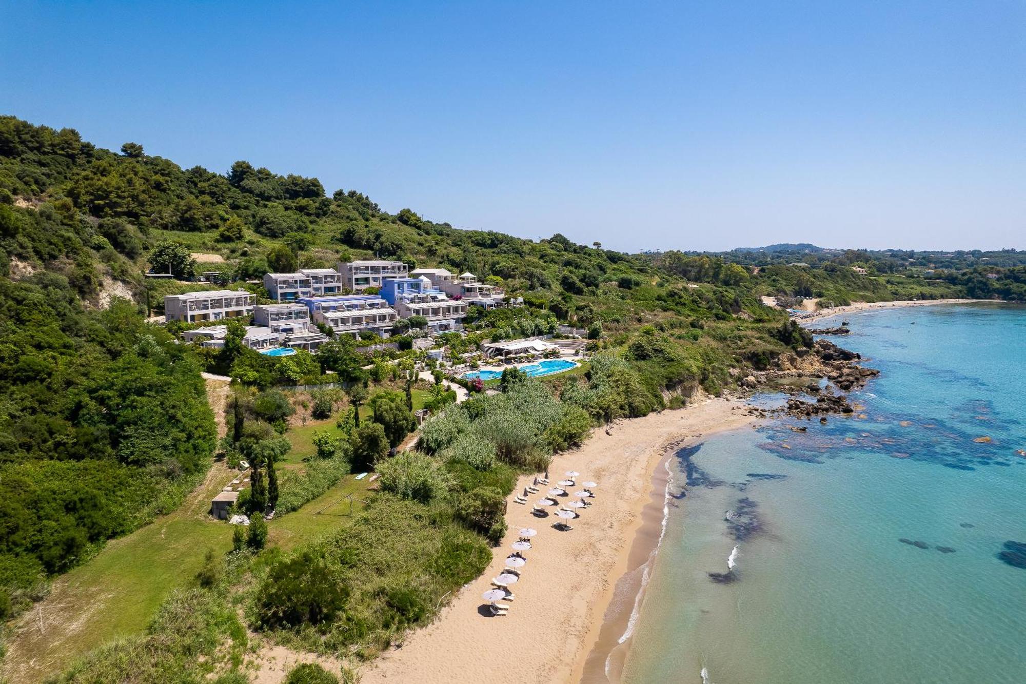 Mare Dei Suites Hotel Ionian Resort Skafidia Bagian luar foto