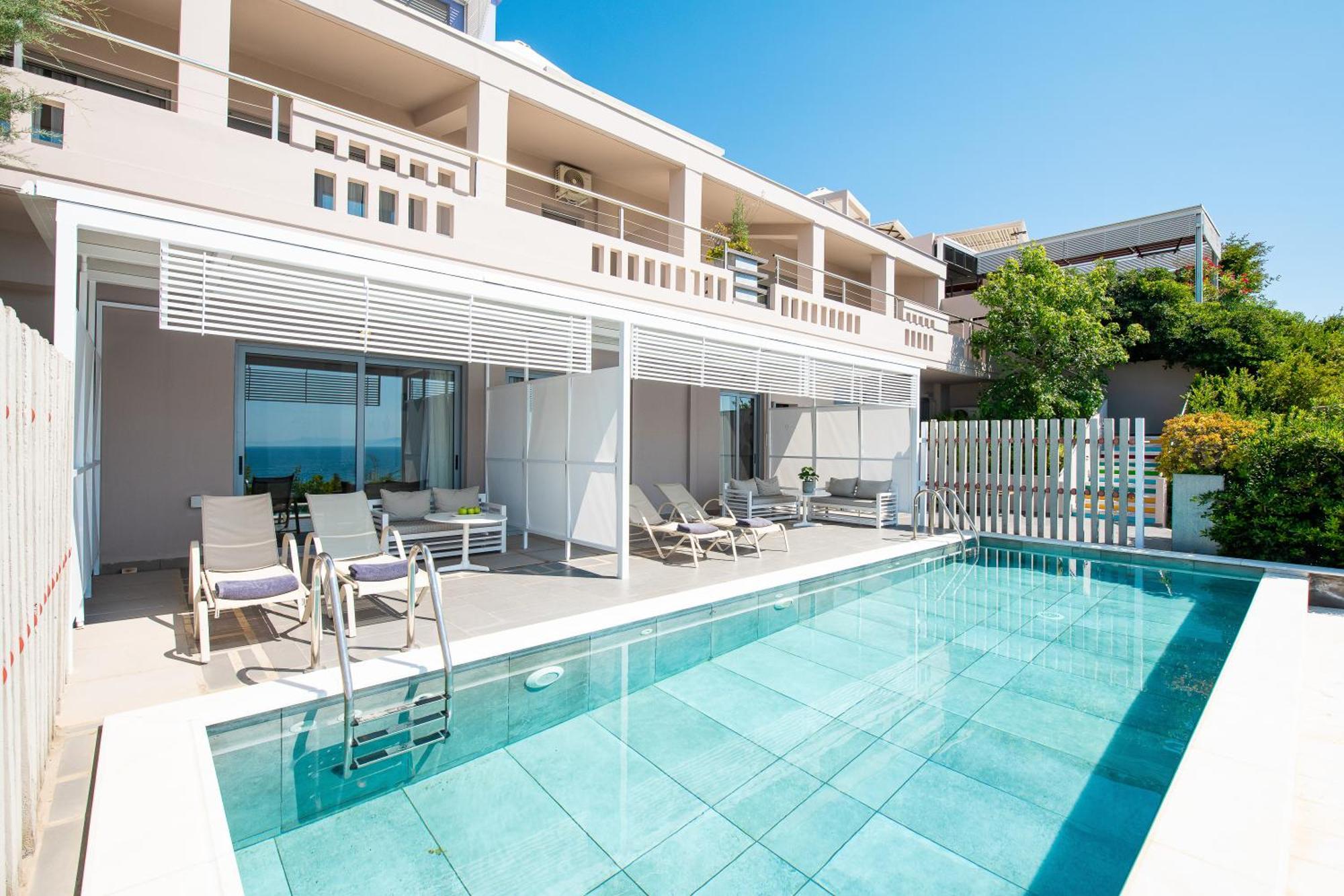 Mare Dei Suites Hotel Ionian Resort Skafidia Bagian luar foto