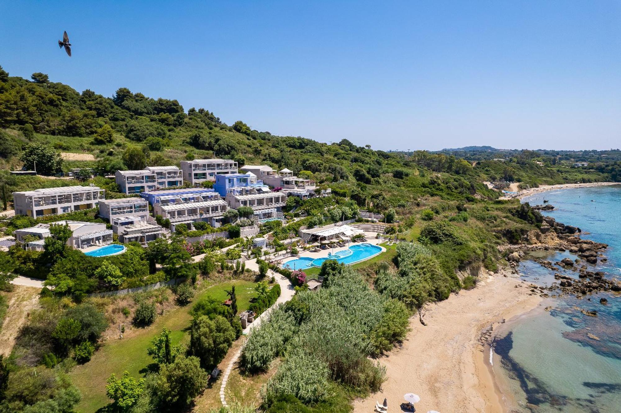 Mare Dei Suites Hotel Ionian Resort Skafidia Bagian luar foto