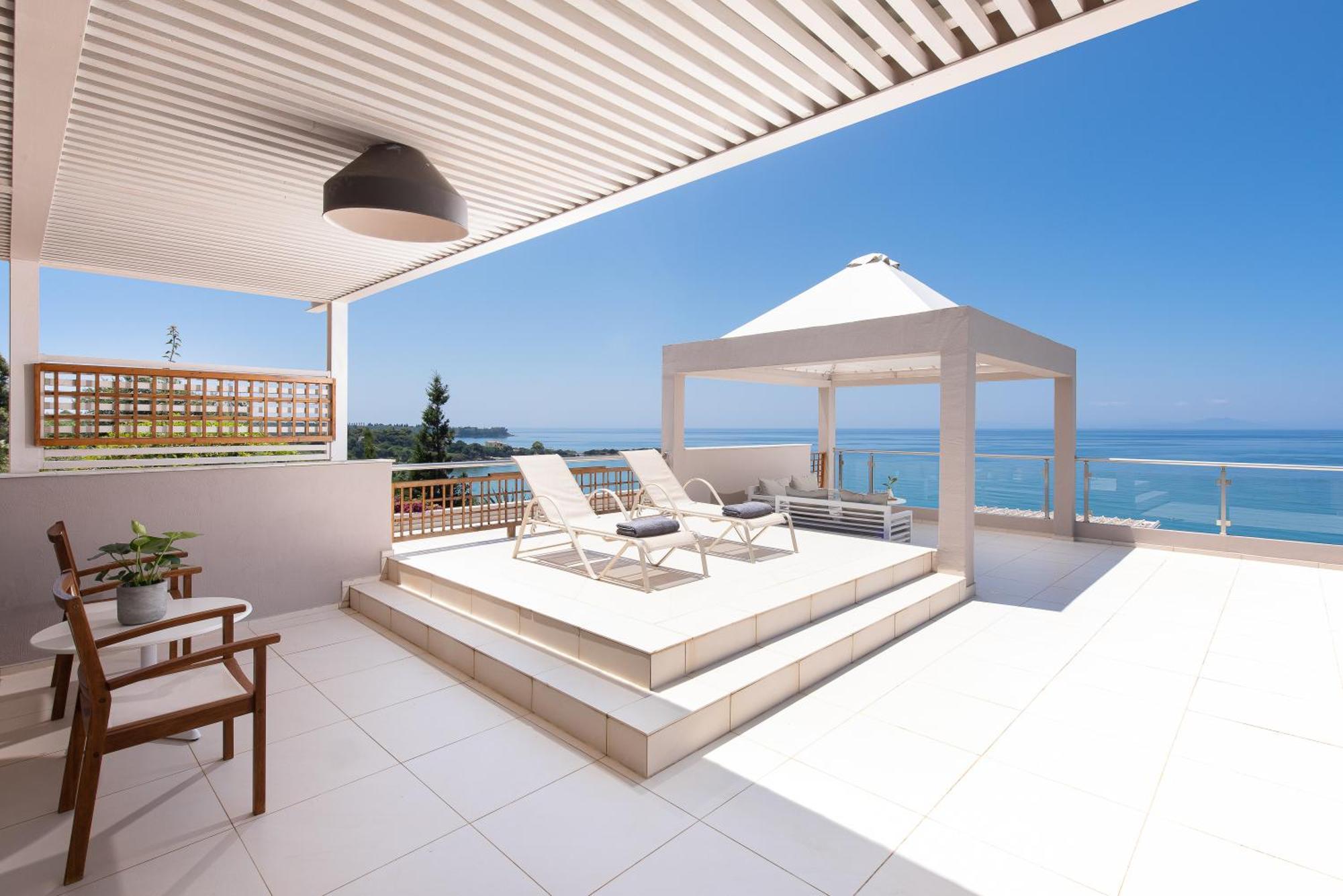 Mare Dei Suites Hotel Ionian Resort Skafidia Bagian luar foto